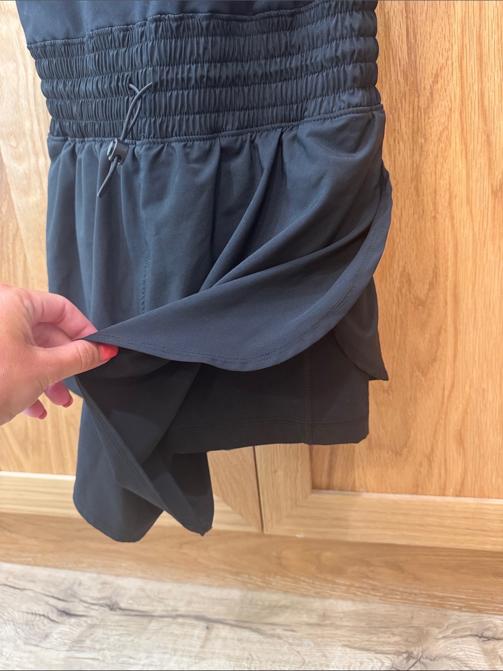Yogalicious Black Athletic Shorts Romper - Picture 5 of 7